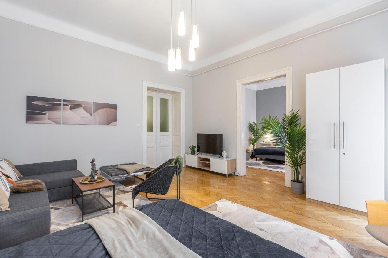 Spacious & Cozy Downtown Apartment With Balcony Budapest Luaran gambar